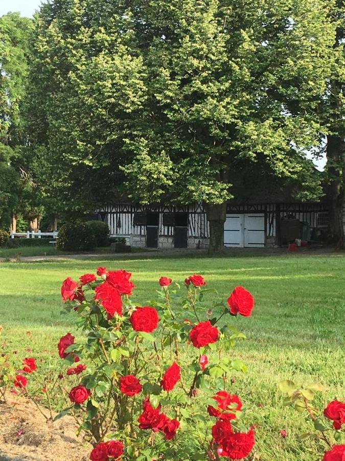 La Gloriette gîte situé Dans La propriété Dun magnifique manoir Vatteville Extérieur photo